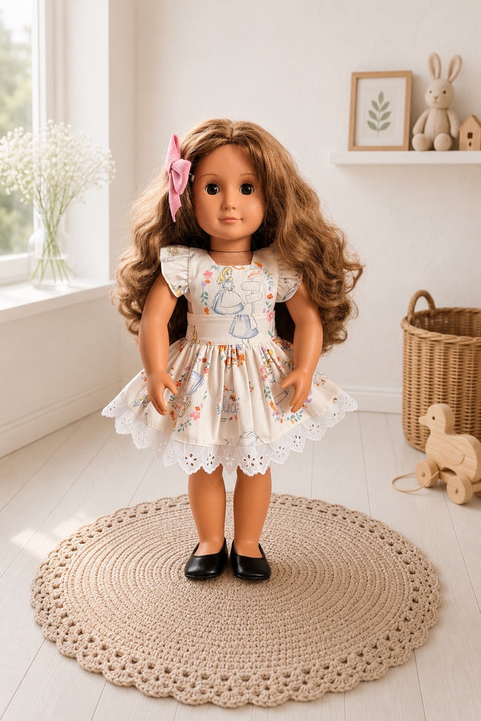 For Bess | Dolly Dress Made with Rare Alice Fabric + Free Accessories  For Our Gen Dolls