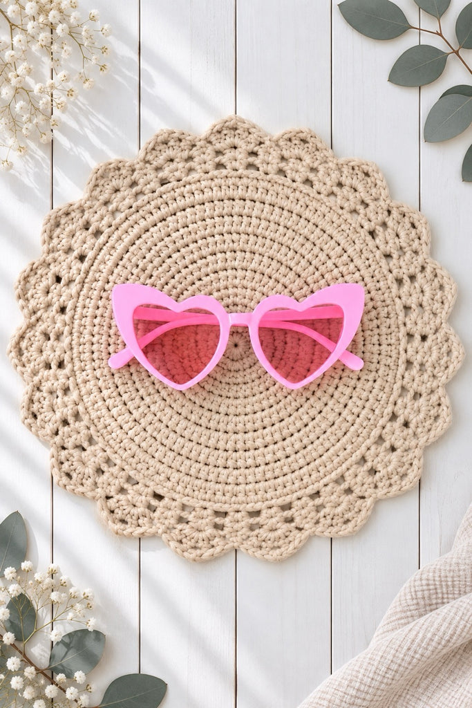 Kids Heart Sunnies ~ Pink