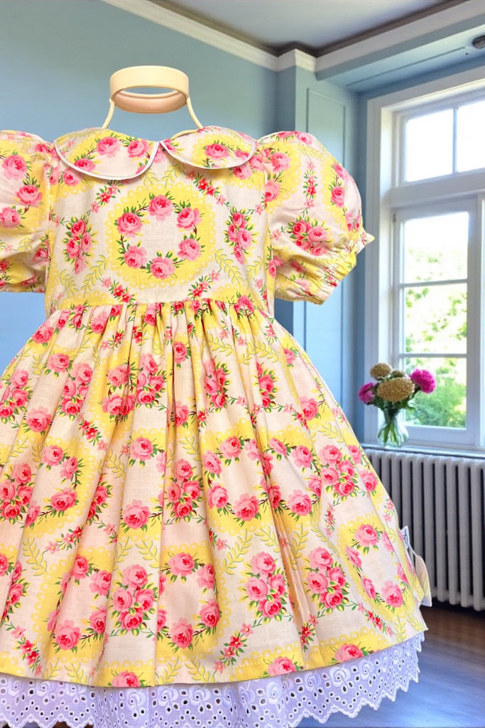 ︎Rose Bay Anglaise Dress | ‘Rose Wreath’
From the Rosewater Collection 
By Verna Mosquera
OOAK ~ Sz 6