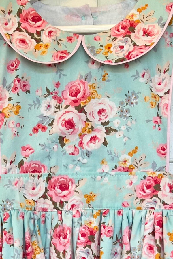 Monaco Dress ‘Serafina Rose Garden’ OOAK ~ Sz 8