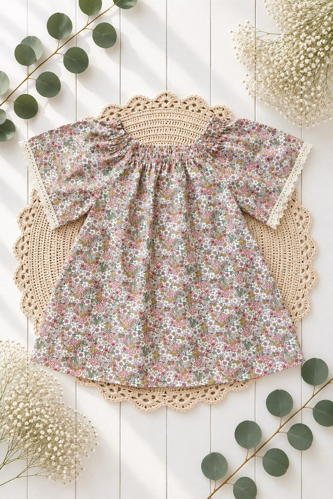 For Gabi | Seaside Blouse ~ Sz 3 | ‘Misty Hollow’ in Pink