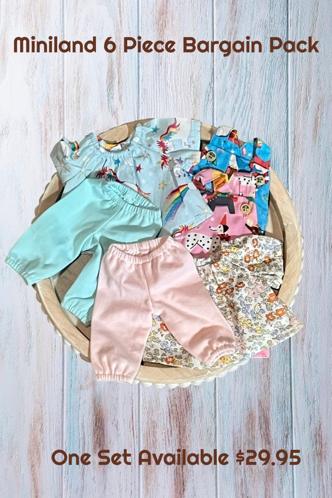 For Samara | 6 Piece Bargain Pack For Miniland Dolls