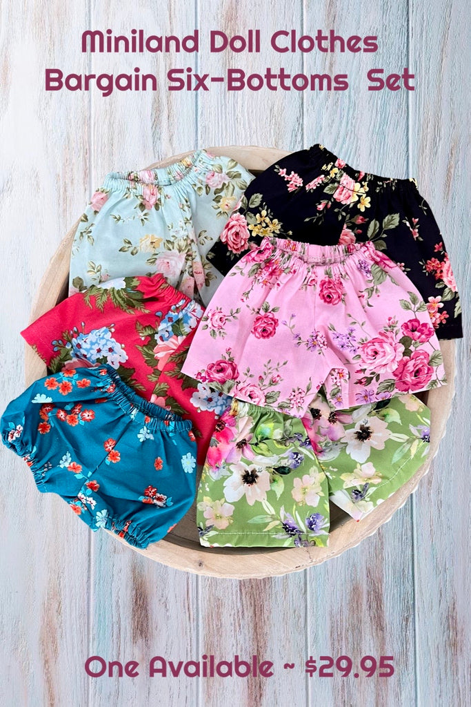 For Samara | Miniland Doll Clothing ~ Six-Piece Bargain Pack