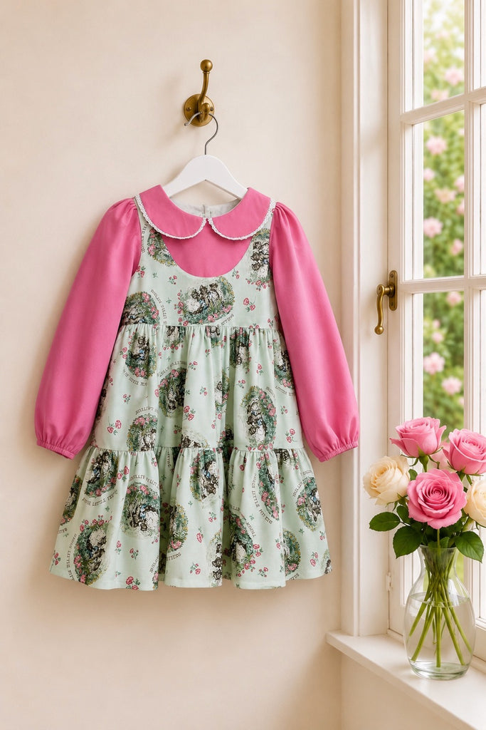 Bayview Dress | ‘Three Little Kittens’ by Beatrix Potter (2008) | Sz 5,6