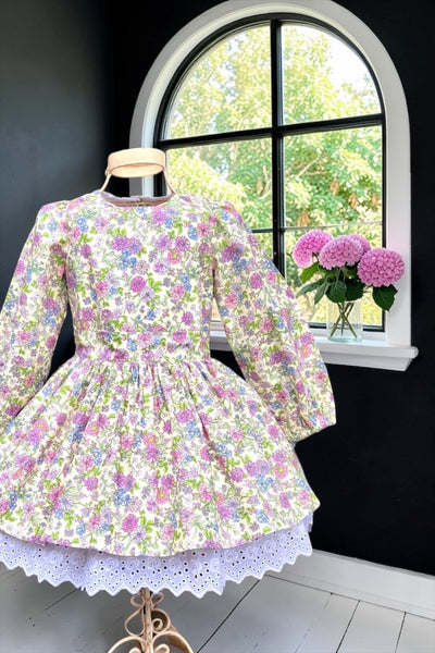 Long Sleeve Anglaise Dress | ‘Rosehill Manor’