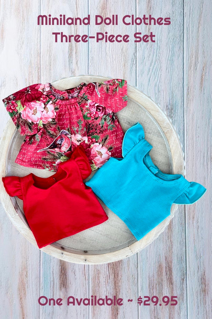 For Bess | Three-Piece Dolly Clothing Set