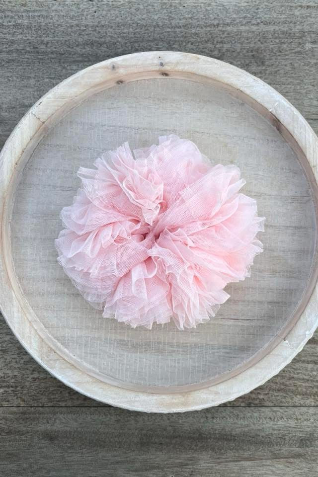 For Merindah | Large Tulle Scrunchie ~ Apricot