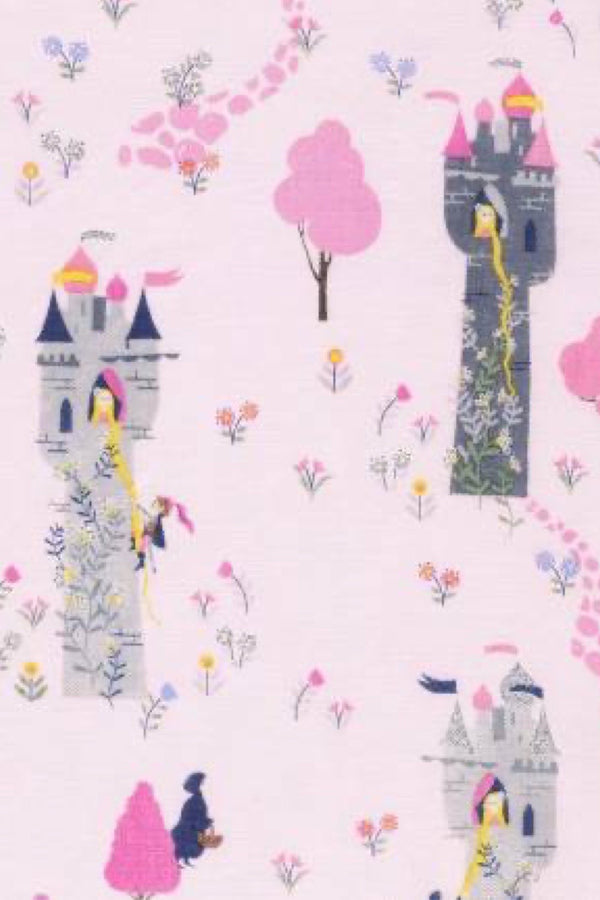 Charlotte Emma Dress
‘Let Your Hair Down’ 
In Metallic Blush
From the Princess Sparkles Collection by Timeless Treasures ~ Sz 2