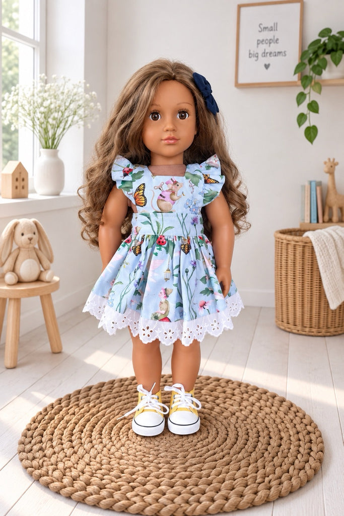Magic Faraway Tree (Sky Blue) Dolly Dress |  For Our Gen Dolls