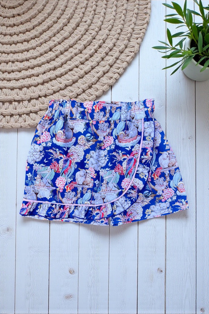 Skort |  ‘Australiana’ by May Gibbs | Sz 3, 4, 6, 9