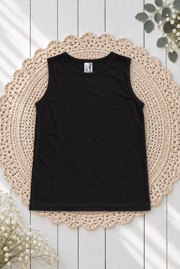 Custom Order For Anne-Marie | Bamboo Tank Top ~ Sz 8 | Black