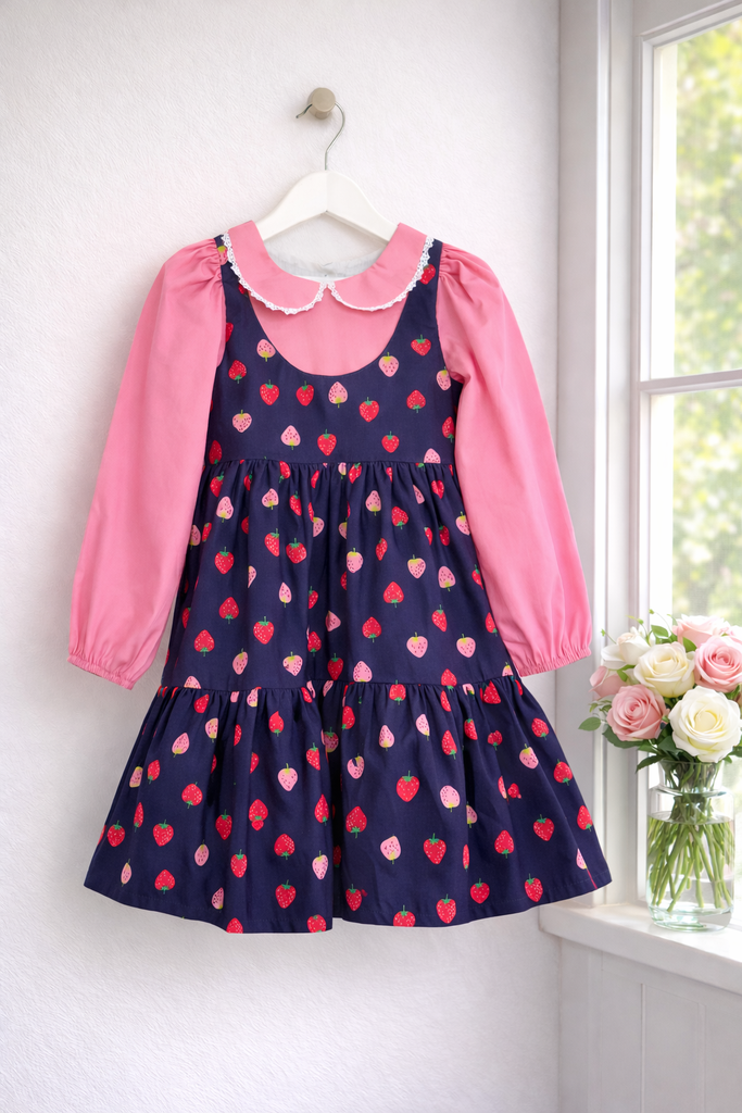 ★ New Style ★
Bayview Dress
‘Strawberry Lane’ in Navy