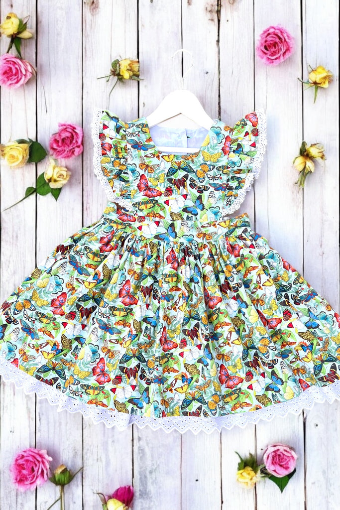 For Annette ~ Sz 6 | Charlotte Emma Dress | Botanical Butterfly | Secret Escape Collection | By Elizabeth Studio  OOP, Rare & Expensive (Around $48/m)