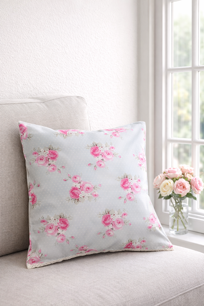 Cushion Cover | Barefoot Roses by Tanya Whelan  | OOAK
