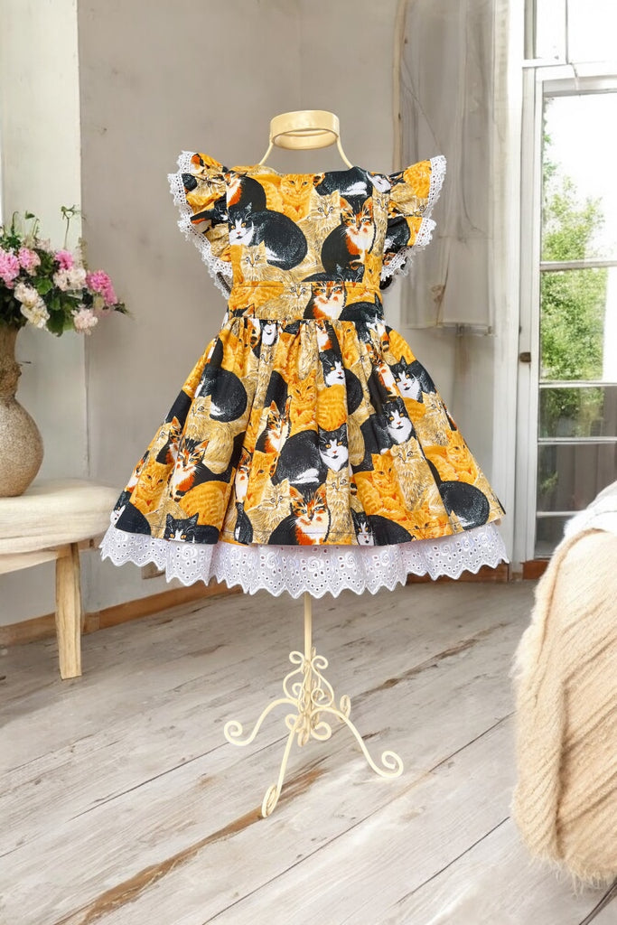 Charlotte Emma Dress | Tuxedo Cats | Sz 3