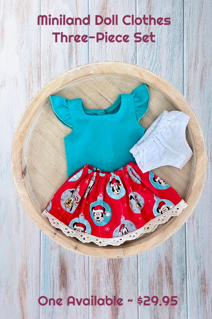 For Bess | Three-Piece Dolly Clothing Set