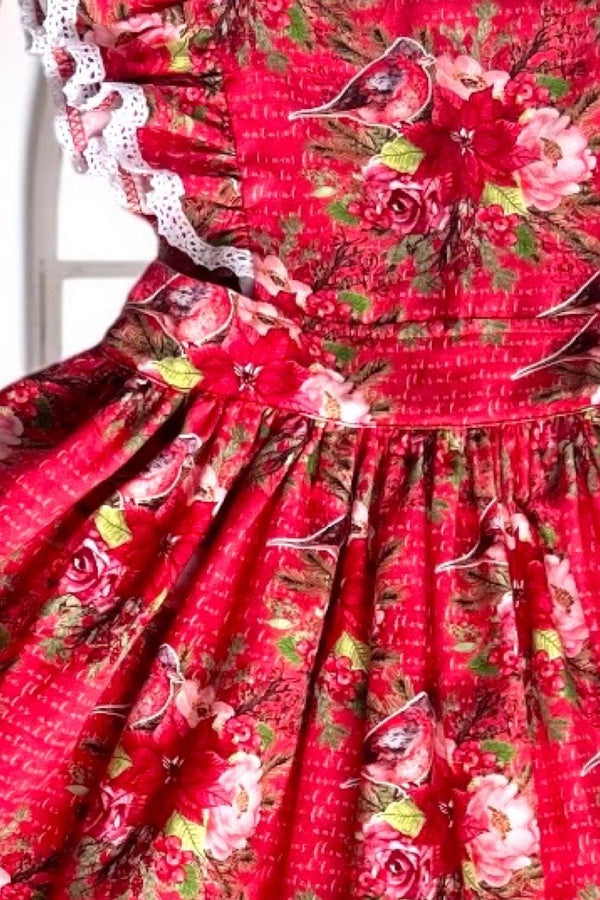 🎄Christmas 🎄
Charlotte Emma Dress
‘Festive Robin’
OOAK ~ Sz 6