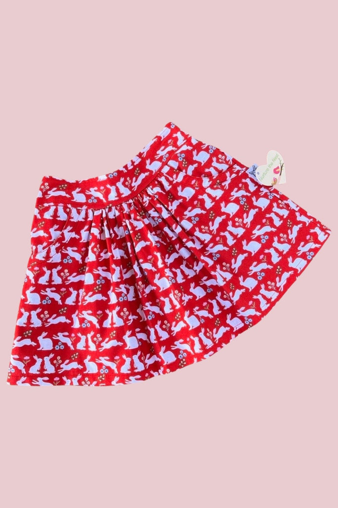 Easter Pocket Skirt ~ Sz 4 | Poppies