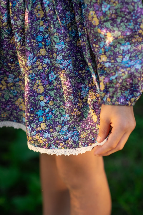 Long Sleeve Vintage Seaside Dress | Secret Garden