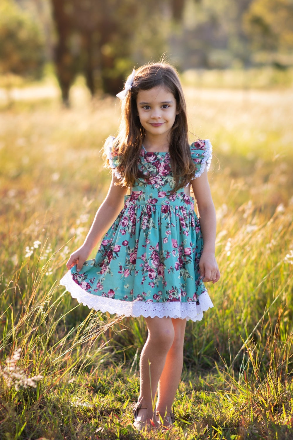 Meadow Dress - Arianna in Queen Blue – Nurture the Nest