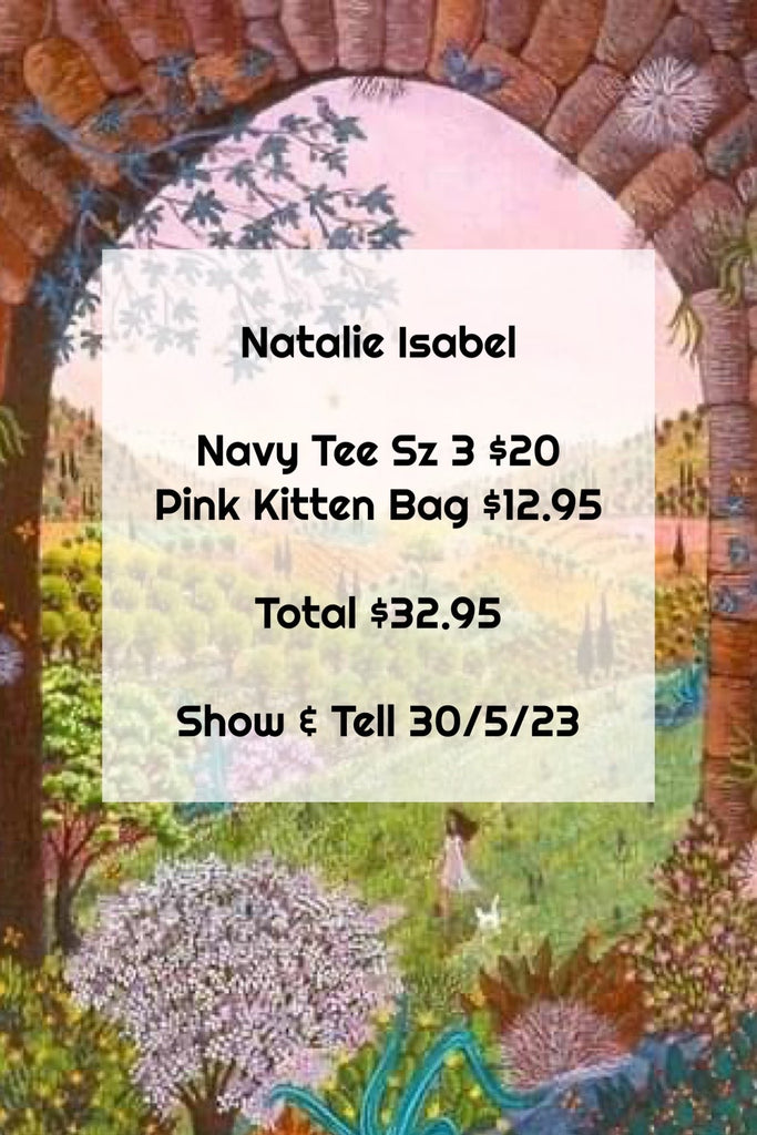 Natalie Isabel | Show & Tell 30/5/23