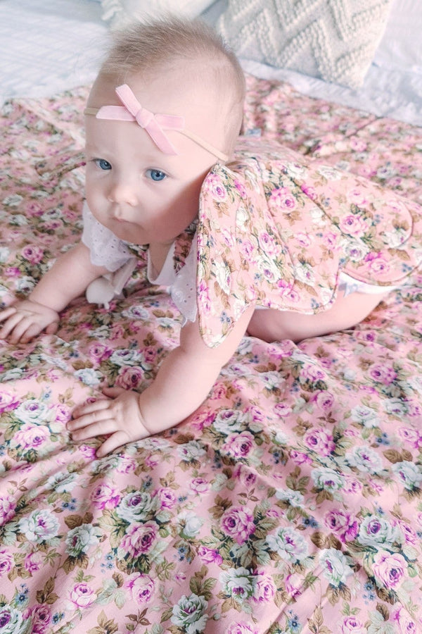 Bespoke Pram Blanket - Victoria - Large Pram Blanket Nurture the Nest 