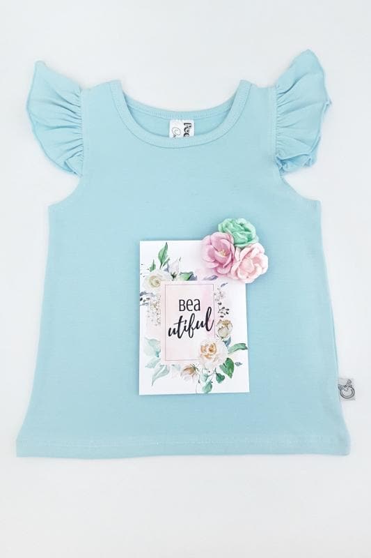 Flutter Tee - Blue Breeze - 0 to 8yrs Flutter Tee Nurture the Nest 