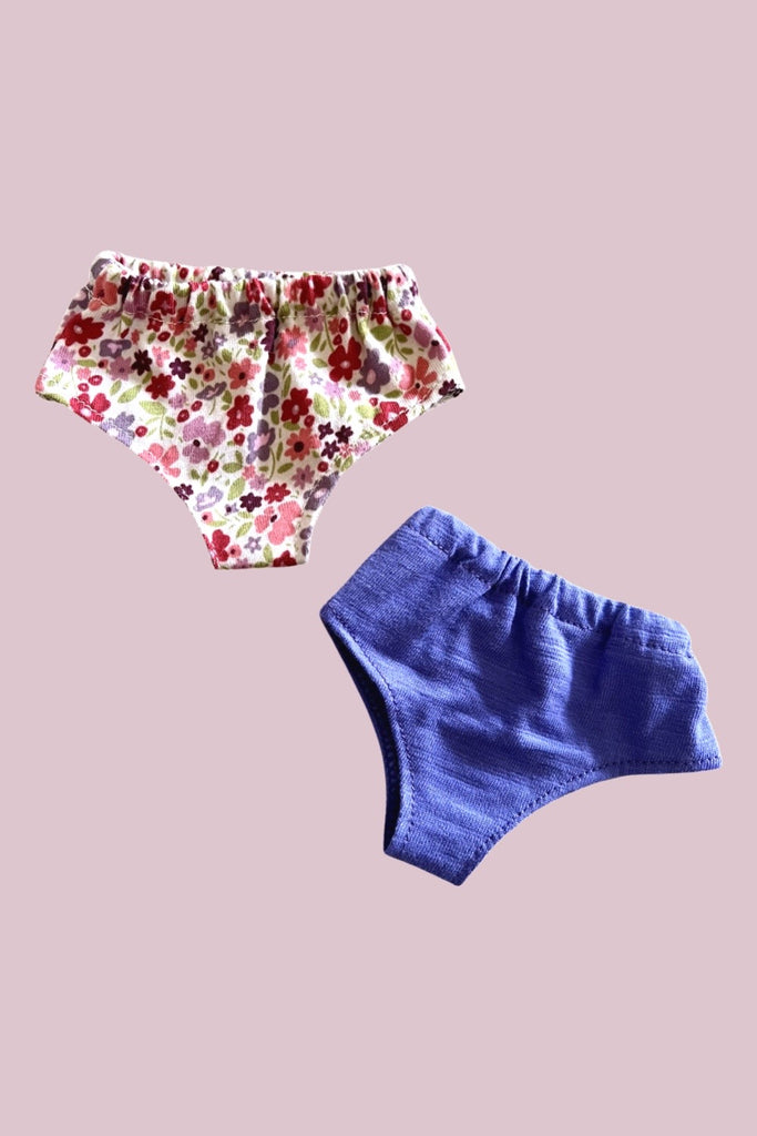 Pack of Two Pairs of Doll Undies - To Fit Miniland Dolls