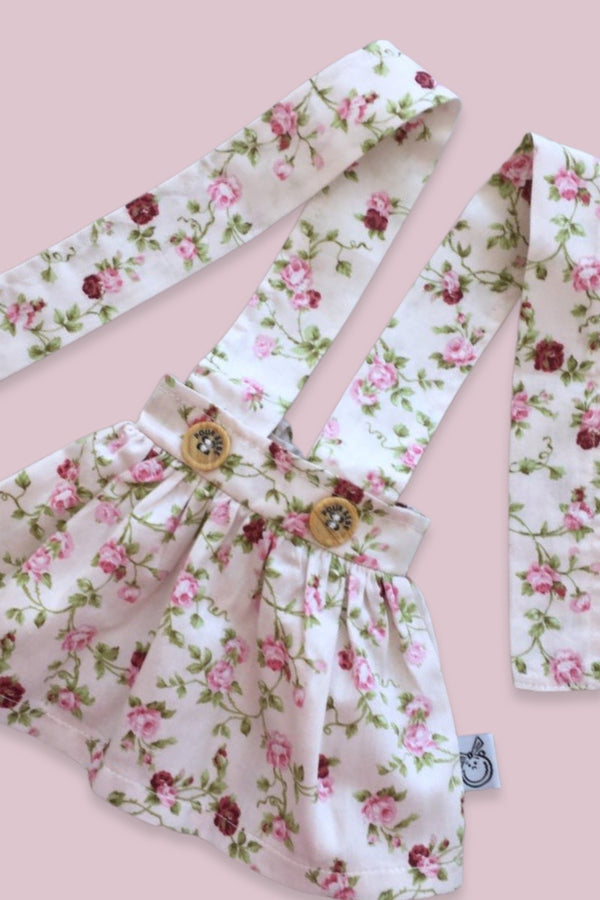 Doll Suspender Skirt - Larissa in Palest Pink