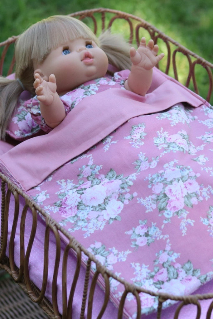 Doll Bedding - Lulu Pink