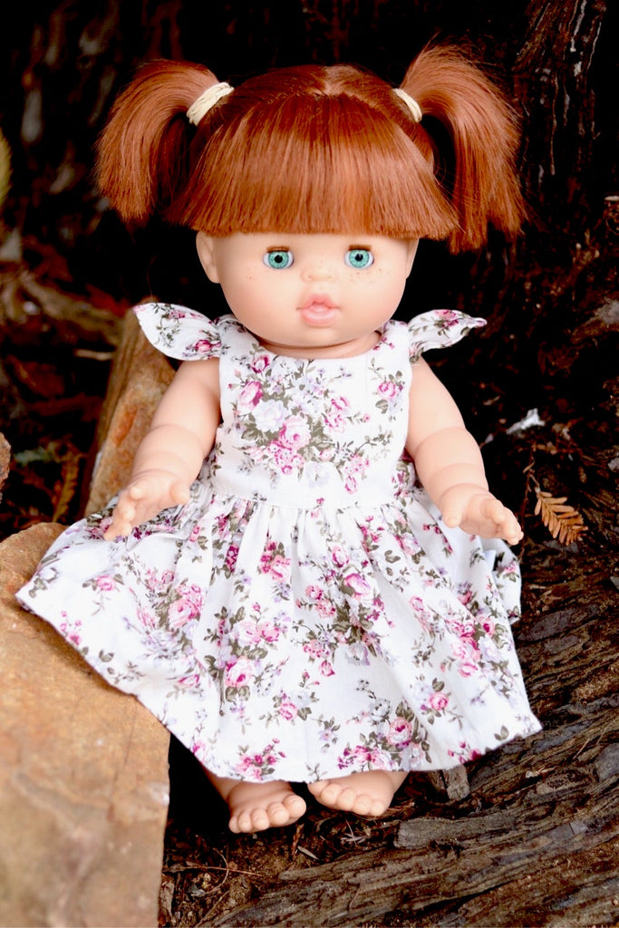 Doll Tea Party Dress - Shelby in Cream