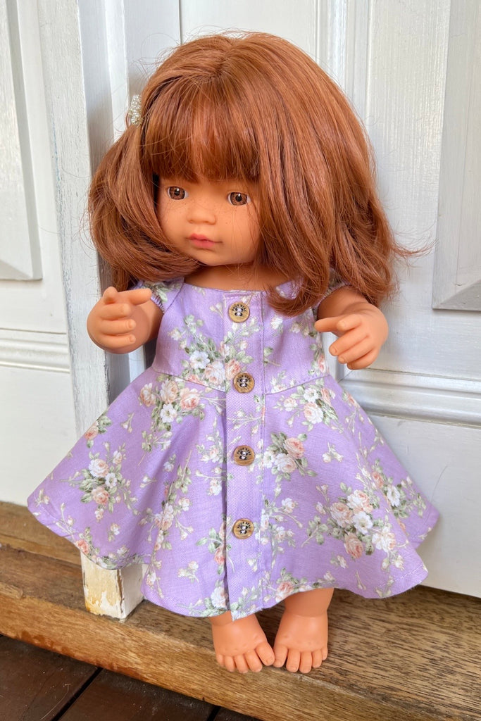 Marigold Doll Dress - Brittany in Lavender