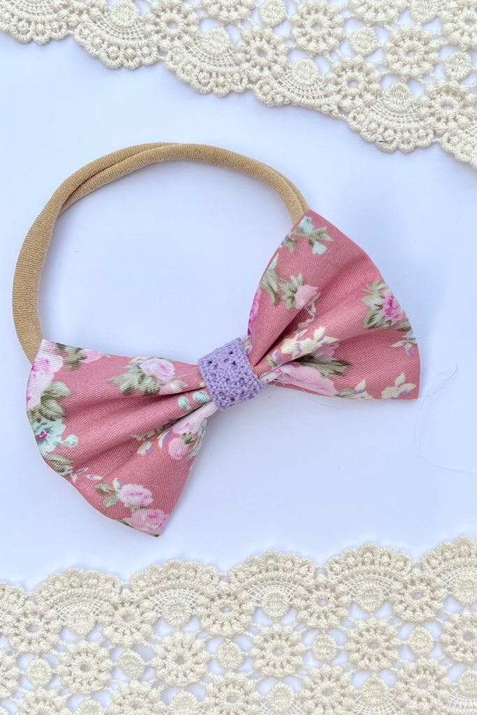Bow Headband | Lulu Pink