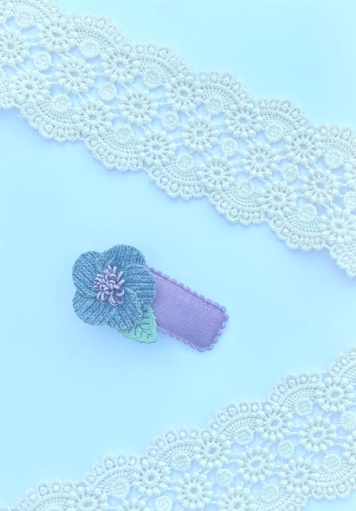 Clip | Ash & Purple Flower