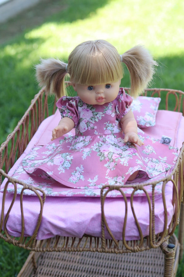 Doll Bedding - Lulu Pink