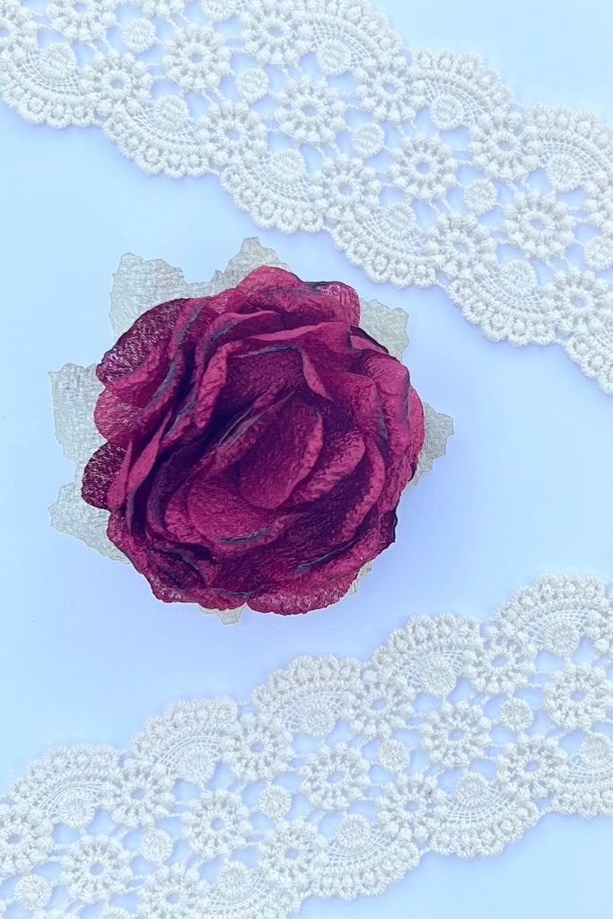 Clip | Large Rose - Red