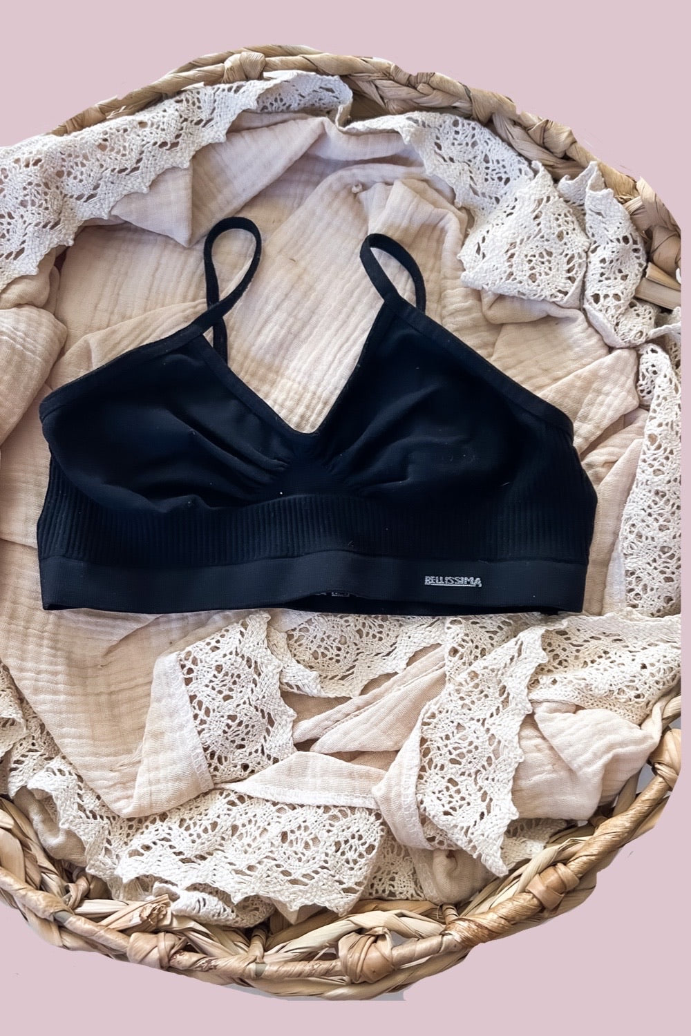 Luxe Girls - 'My First Bra' - Black – Nurture the Nest