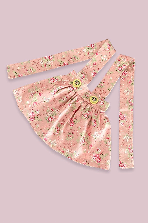 Doll Suspender Skirt - Eleanor in  Dusty Pink