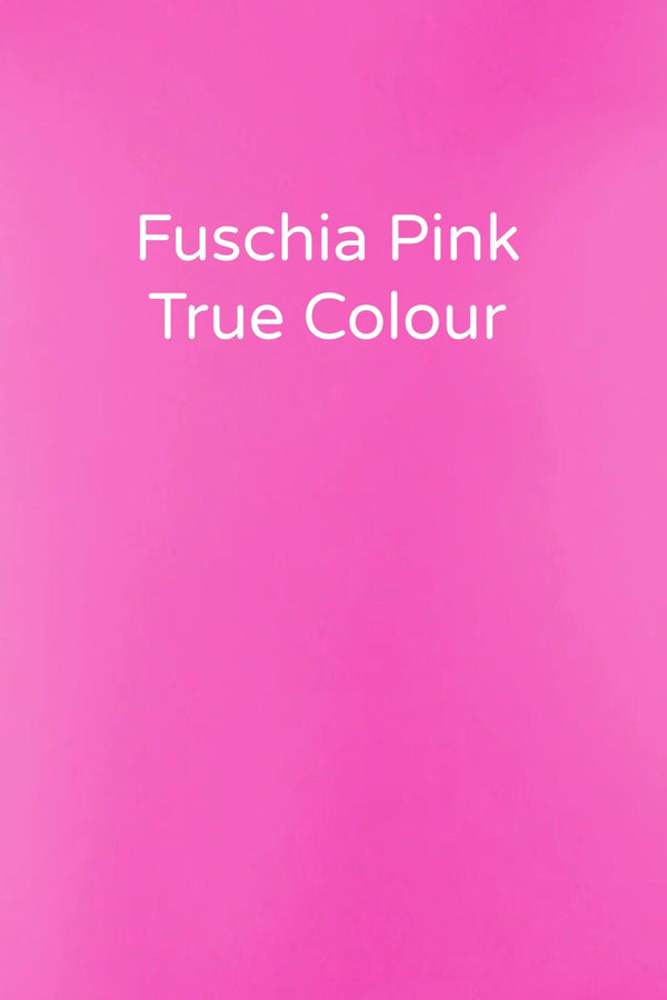 Ladies Luxe Round Neck Tee - Fuschia Pink