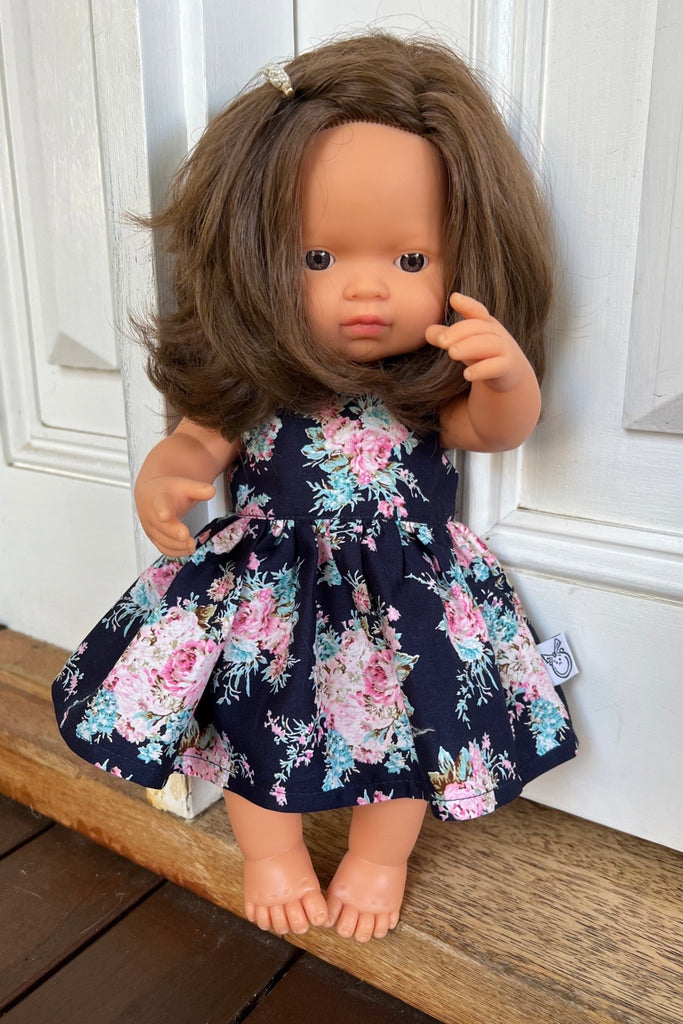 Doll Tea Party Dress - Gracie in Navy