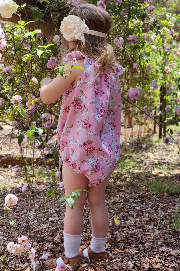 Seaside Romper - Isla Rose in Pink