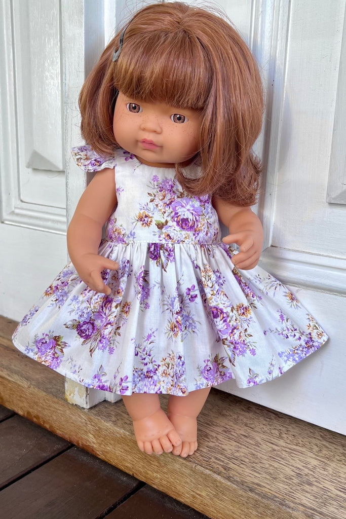 Doll Tea Party Dress - Gabriella in Lavender