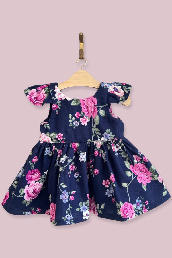 Doll Tea Party Dress - Scarlett Rose in Navy
