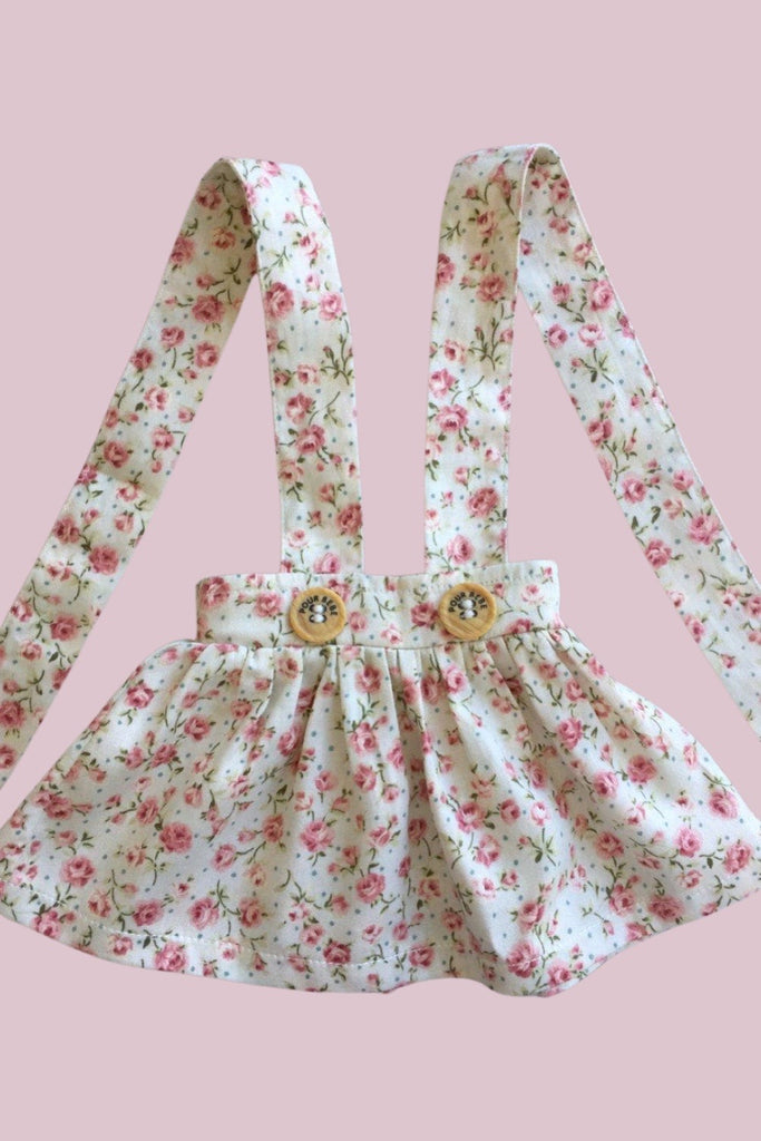 Doll Suspender Skirt - Minnesota Dreaming In Cream