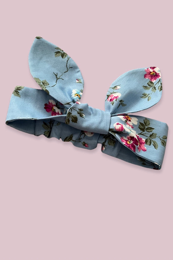 Head Wrap - Adela in Azure