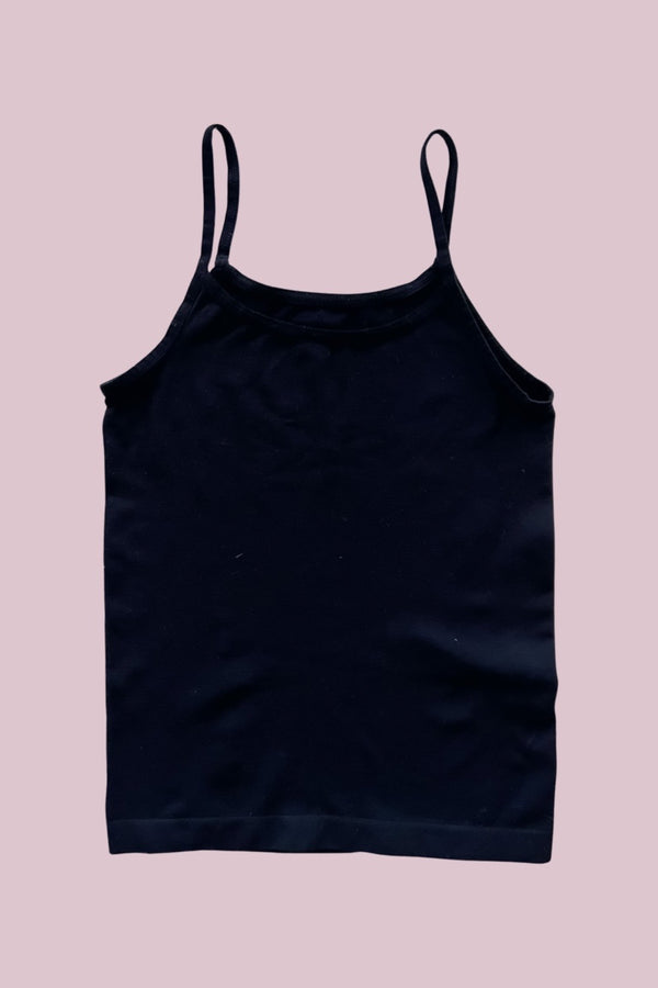 Luxe Girl Singlet - Black