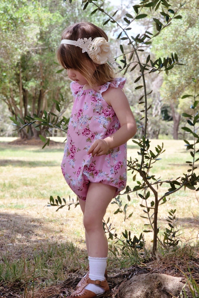 Seaside Romper - Isla Rose in Pink