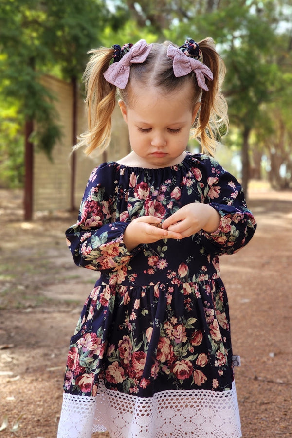 Long Sleeve Seaside Pocket Dress - Serenity