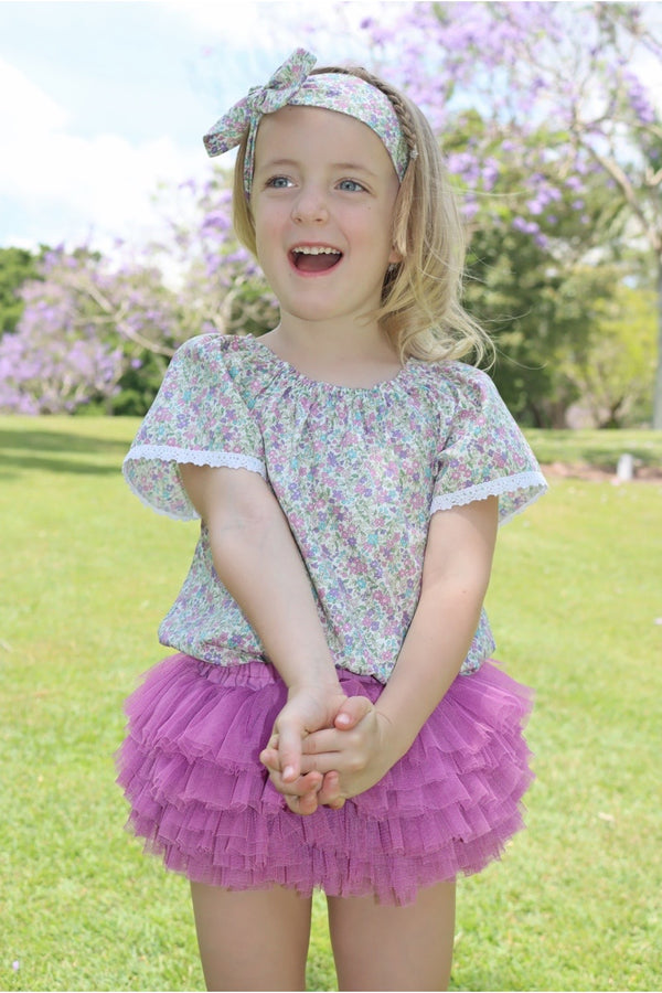 Seaside Blouse - June in Orchid