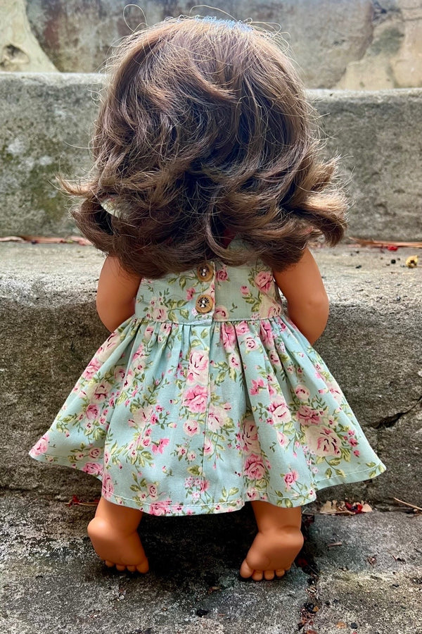 Doll Tea Party Dress - Tilly in Blue